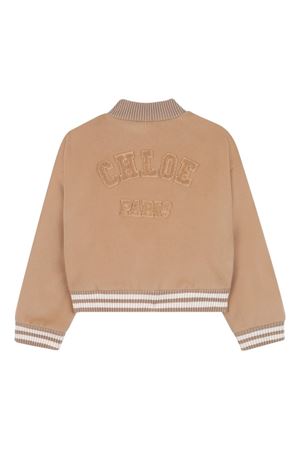 giubbotto in lana beige CHLOÉ KIDS | C20668231